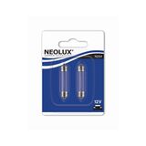 LAMP NEOLUX PER 2ST 12V 10W SV8,5-8 C10W